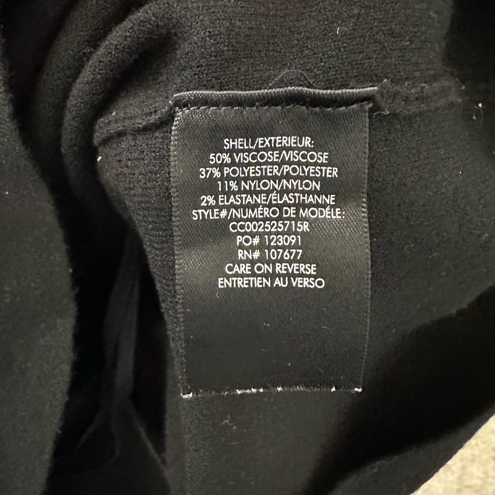 Alice + Olivia Black Top Size XL - Picture 3 of 4